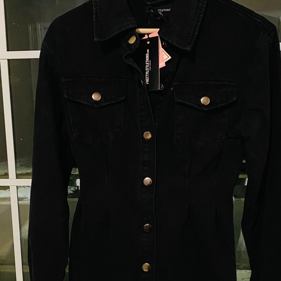 PRETTYLITTLETHING denim dress - Picture 1 of 2